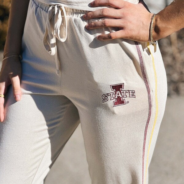 Concepts Sport Women's I-State Cream Sweatpants